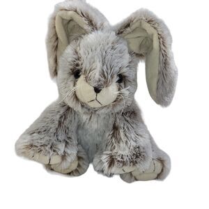 Unipak Plush Bunny Rabbit Frosted Brown White Sitting Easter Gift‎ 13"